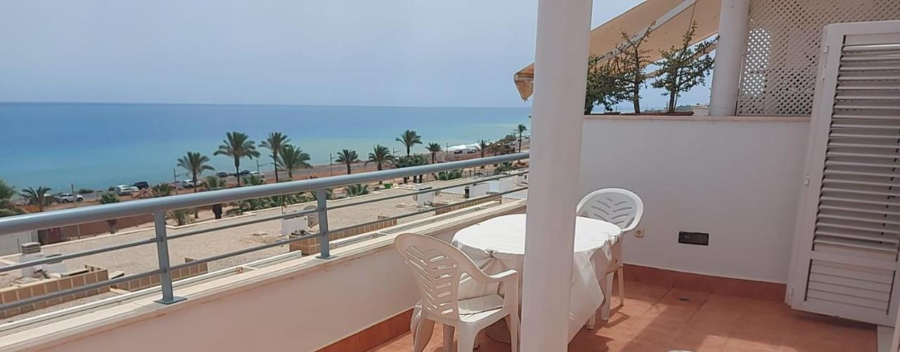 Atico En Primera Linea De Playa Faro Apartman Garrucha Kültér fotó